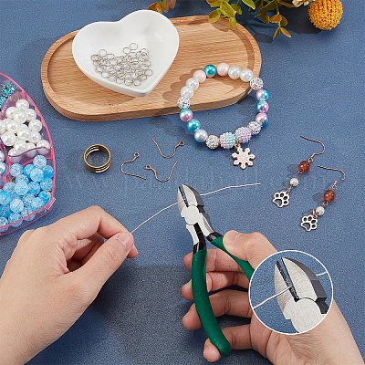 Mini Wire Cutters End Cutting Pliers Cutting Pliers Jewelry Wire Cutter  Tool for Cutting Jewelry Wire Nails Pulling Beading Hobby Work Craft