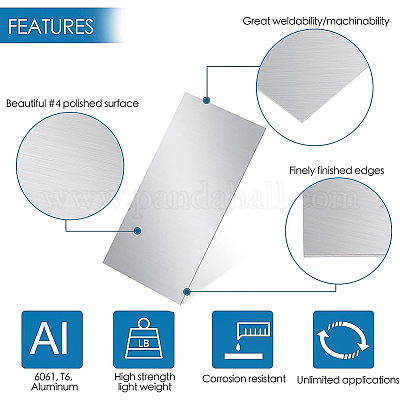 Plaques d'aluminium&nbsp;LS-FIND-WH0003-87B-1
