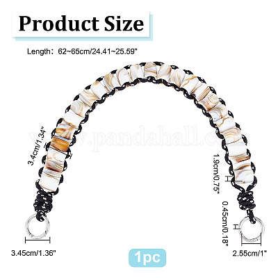  Pearlead 6Pcs Elastic TPU Spring Shoulder Bag D Ring