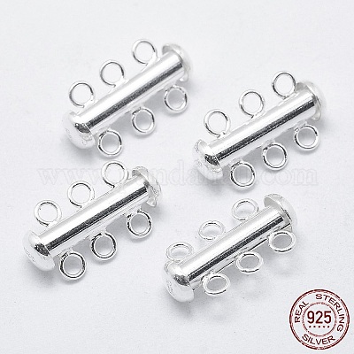 Stainless Steel Slide Clasps - 4 size options - Sold individually