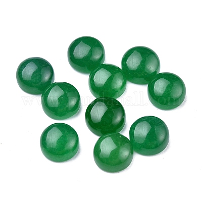 Natürliche Malaysia Jade cabochons&nbsp;G-P393-R67-8MM-1-1