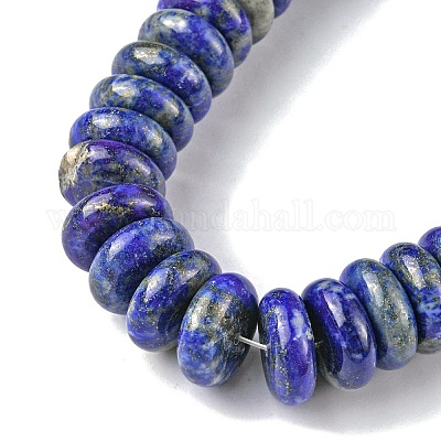 Natürlicher Lapislazuli Perlenstränge&nbsp;G-F743-01E-1