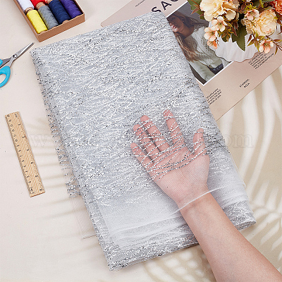 Polyester-Paillettenstoff&nbsp;DIY-WH0683-51A-1