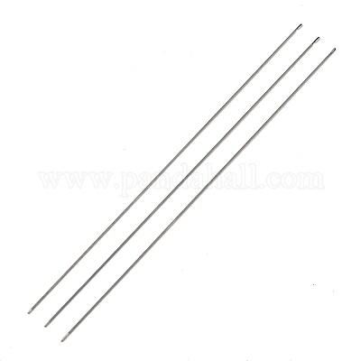 Steel Beading Needles with Hook for Bead Spinner 