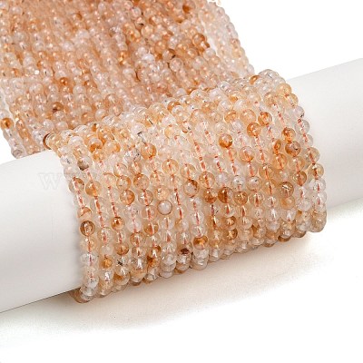 Erhitzte natürliche Citrinperlenstränge&nbsp;X-G-P466-01E-01-1
