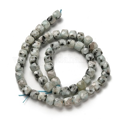 Chapelets de perles en jaspe au sésame naturel&nbsp;G-H078-C24-01-1