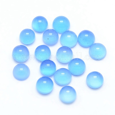 Natürliche Achat Cabochons&nbsp;G-P393-R01-4mm-1