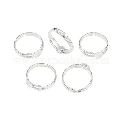 Componenti di anello in ottone&nbsp;X-KK-C3044-6mm-S-NF-1