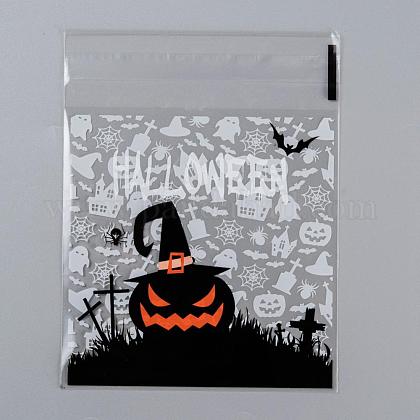 Details about   100Pcs Halloween Cookie Candy Bread Self Adhesive Plastic Bag Packaging Bags 