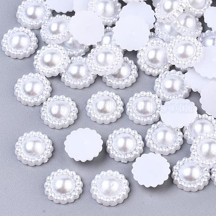 Cabujones de perlas de imitación de plástico ABS SACR-R859-Z9-1
