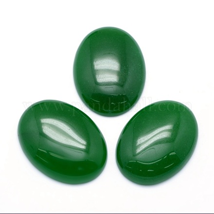 Cabochons de jade malaisie naturelle X-G-P393-I19-1