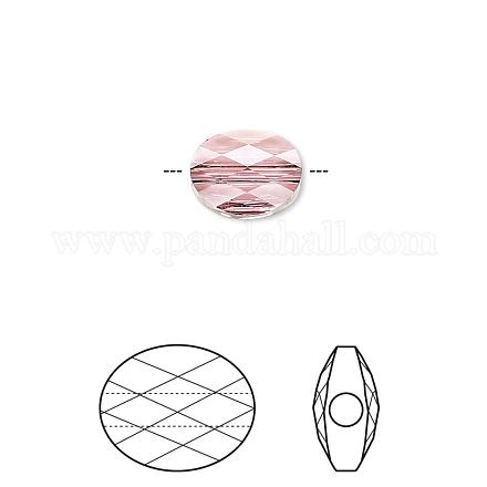 Abalorios de cristal austriaco 5051-10x8-001ANTP(U)-1