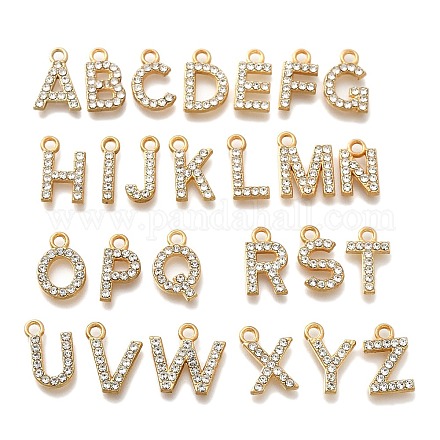 Подвески сплава Rhinestone ENAM-K075-01KCG-1