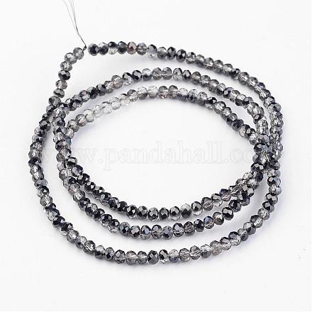 Chapelets de perles en verre électroplaqué EGLA-G014-2mm-HP-D05-1