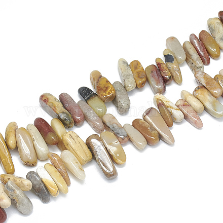 Chapelets de perles d'agate naturelle G-S312-27-1