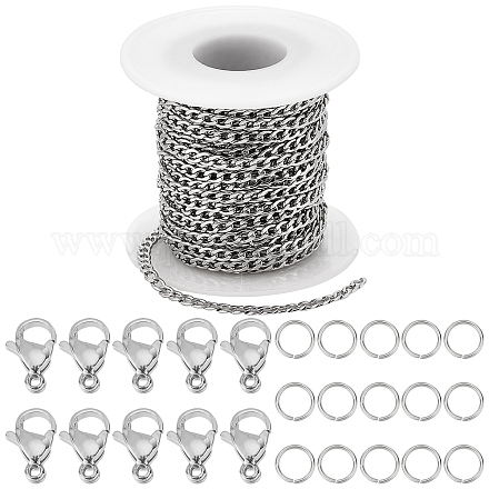 Ensembles de fabrication de colliers en chaîne sunnyclue DIY-SC0020-77-1