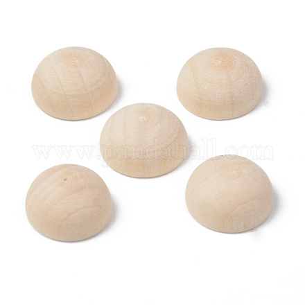 Unfinished Natural Wood Cabochons WOOD-R269-H-1