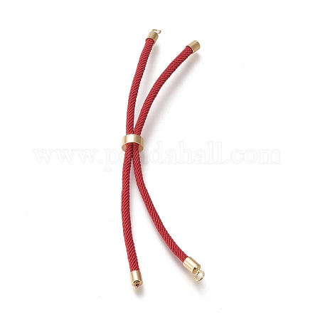 Nylon Twisted Cord Armband machen MAK-M025-133-1