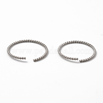 304 Stainless Steel Open Jump Rings STAS-Z015-30A-1
