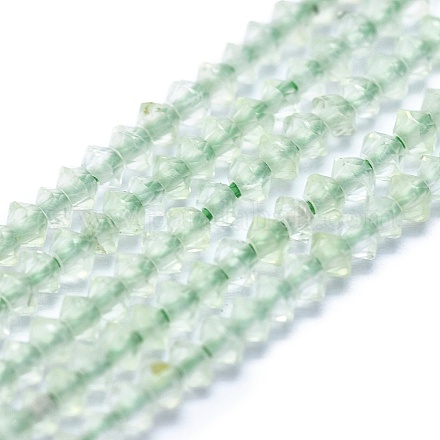 Chapelets de perles en préhnite naturelle G-E530-14E-1