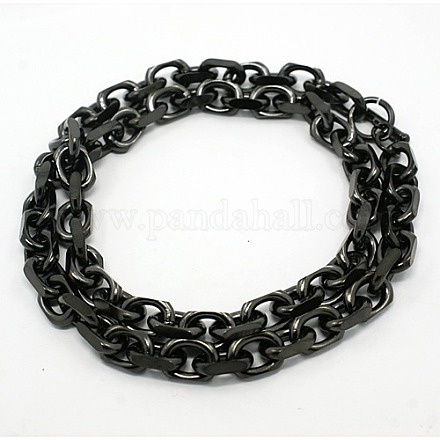 304 Stainless Steel Cable Chains Necklaces NJEW-F039-03A-1