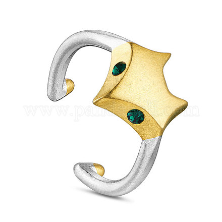 Anillo de dedo con brazalete de plata de ley 925 shegrace JR604A-1