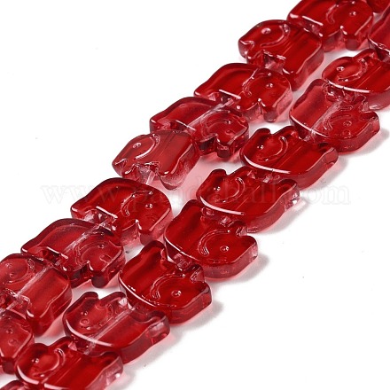 Transparent Glass Beads Strands GLAA-F114-03A-1