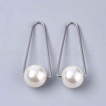 ABS Plastic Imitation Pearl Pendants STAS-S079-137B-1