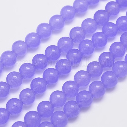Natural & Dyed Malaysia Jade Bead Strands G-A146-8mm-A19-1