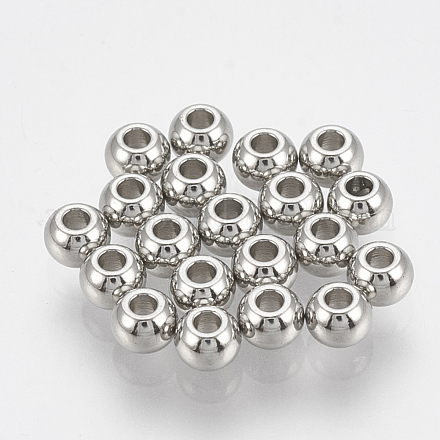201 Stainless Steel Spacer Beads STAS-T033-61A-1