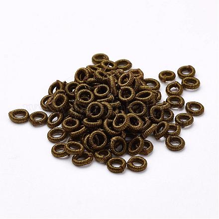 Polyester Weave Beads WOVE-N003-49-1