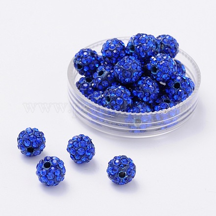 Pave Disco Ball Beads RB-A140-8mm-3-1