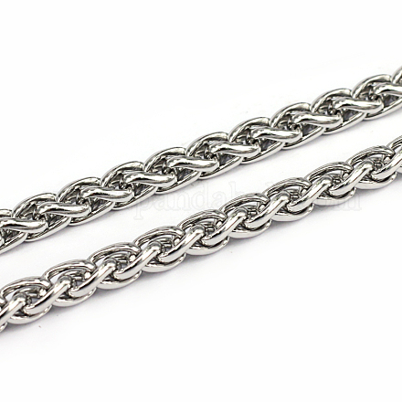 304 Stainless Steel Wheat Chains CHS-L001-30-6mm-1