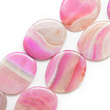 Chapelets de perles en agate naturelle G-S236-03-1