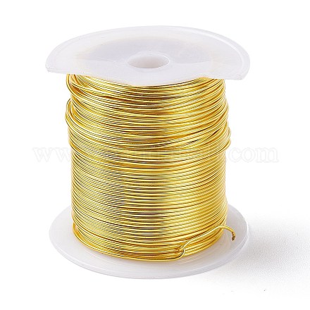 （訳あり商品）  銅ワイヤー  ジュエリー作りのための  ゴールドカラー  18ゲージ  1mm  30 m /ロール CWIR-XCP0001-04-1