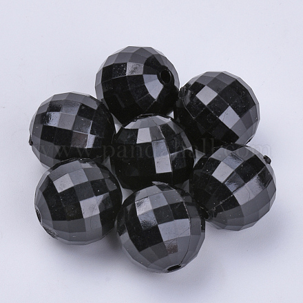 Perles en acrylique transparente TACR-Q254-16mm-V72-1