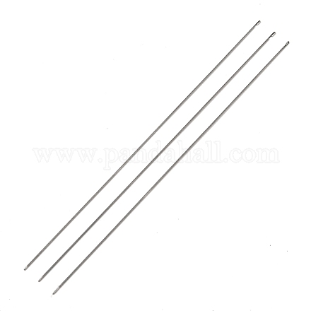 Perlennadeln aus Stahl mit Haken für Perlenspinner TOOL-C009-01B-06-1