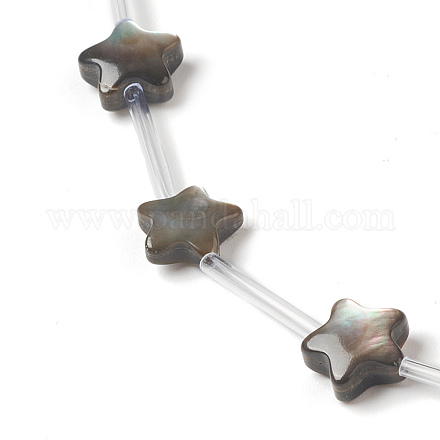 Shell perle naturali labbro nero BSHE-B005-15B-1