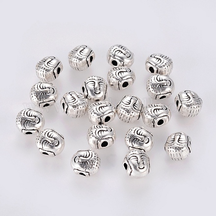 Perles en alliage de style tibétain X-TIBEB-60018-AS-FF-1