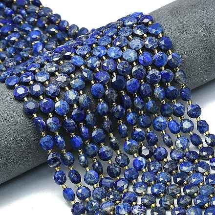 Natürlicher Lapislazuli Perlenstränge G-C116-A77-02-1
