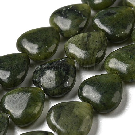 Jade de xinyi naturel / brins de perles de jade du sud de la Chine G-B022-23C-1