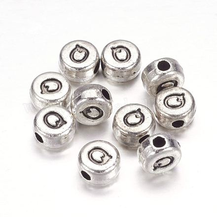 Alloy Letter Beads PALLOY-G190-AS-Q-1