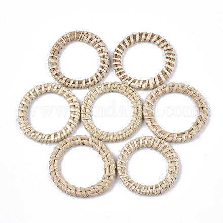 Reed caña hecha a mano / anillos de unión de ratán tejidos X-WOVE-T006-013-1