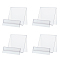 Acrylic Displays, for Book/Mobile Phone Display, Clear, 7x5.5x6.8cm