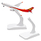 2 Sets Plastic Model Aircraft Display Stands, White, 7.85x5.4x8cm