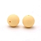 Silicone Beads Round Rubber Bead 15MM Loose Spacer Beads for DIY Supplies Jewelry Keychain Making, PapayaWhip, 15mm