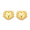 Alloy Rhinestone Settings Pendant, Heart, Golden, 29x33x4mm, Hole: 2mm
