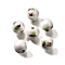 Printed Natural Wood, Pearlized, Carnival Series, Hat, 15.5x14.5mm, Hole: 4.5mm