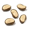 Opaque Resin Decoden Cabochons, Imitation Nut, Broad Bean, Blanched Almond, 18.5x13x9mm