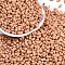 Baking Paint Glass Seed Beads, Round Hole, Peanut, Sandy Brown, 3.5x6x3.5mm, Hole: 0.9mm, about 83pcs/10g
